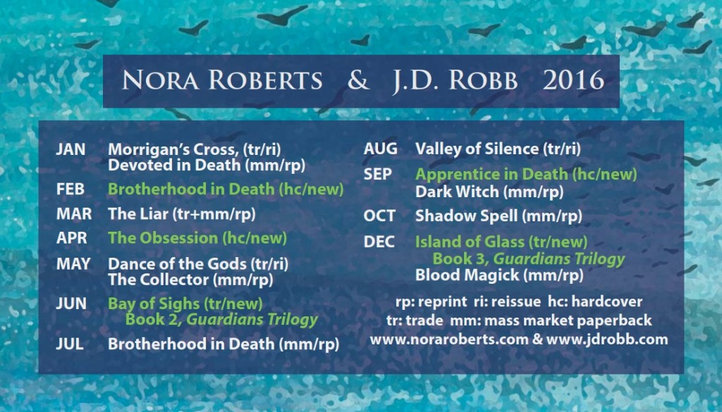 Neuerscheinungen Nora Roberts 2016